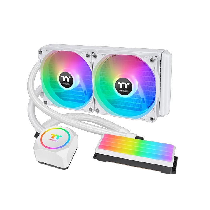 Thermaltake Floe RC240 CPU & Memory AIO Liquid Cooler Snow Edition